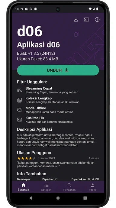 Tampilan halaman APK d06