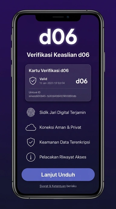Tampilan kanal resmi d06